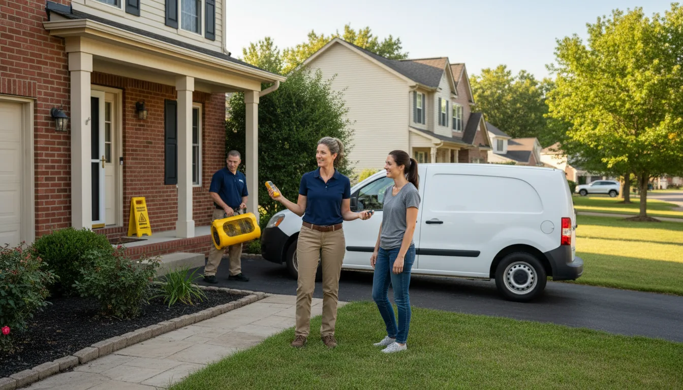 Water restoration image for Water Damage & Restoration Services in Elgin, ND